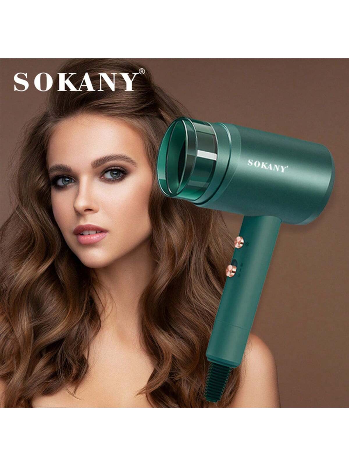 1pc High-end Ion Hair Dryer, Powerful And Hair-protective
