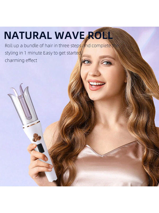 1pc Full Automatic Hair Curling Wand, Lazy Girls' Savior, Large Waves Curling Wand