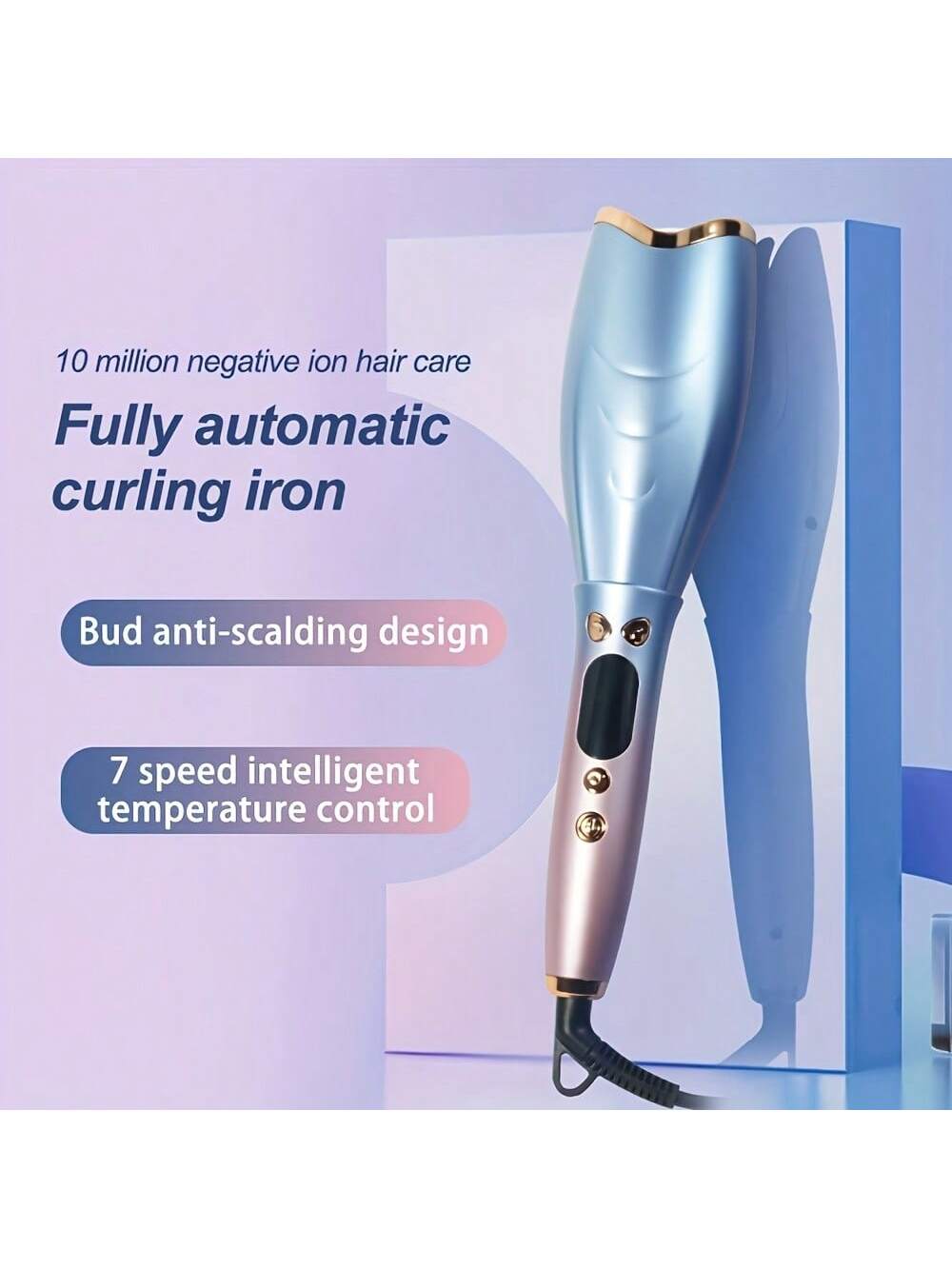 1pc Plug-in Type Automatic Hair Curler, Petal-shaped, Anti-scald, No Hair Damage, Lazy Girl Hairstyling Tool, Big Wavy Curls