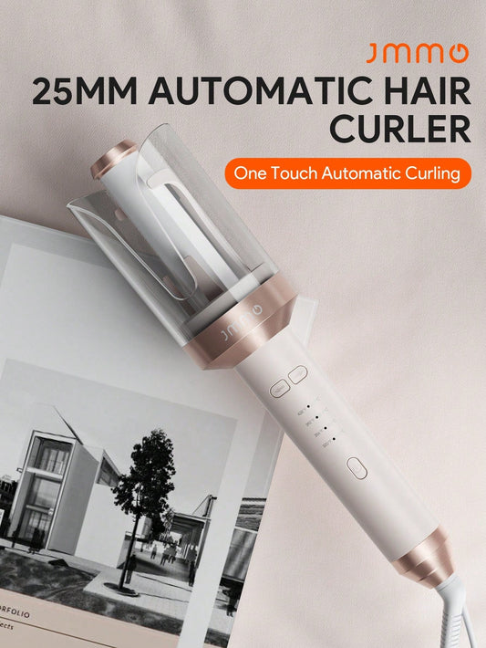 JMMO Automatic Hair Curler,LED Indicator 4 Temp Settings Easy Styling For An All-Day Hold In 3 Minutes - US Plug
