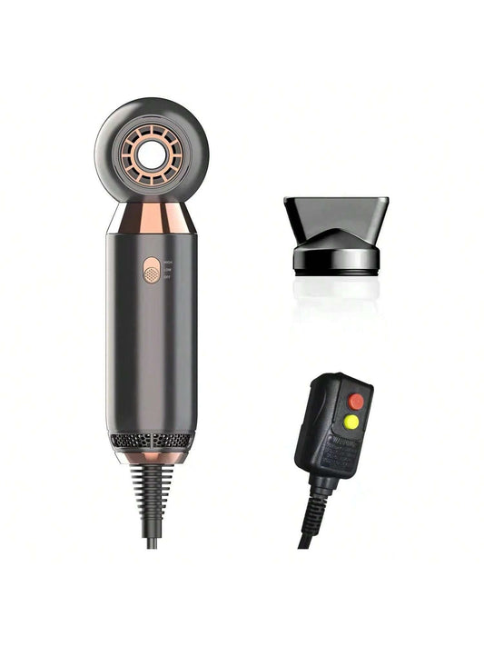 Portable Hair Dryer - 800W Constant Heat Control Hairdryer Hair, with ALCI Safety Plug High Airflow Lightweight Mini Blow Dryer for Home Hotel and Travel