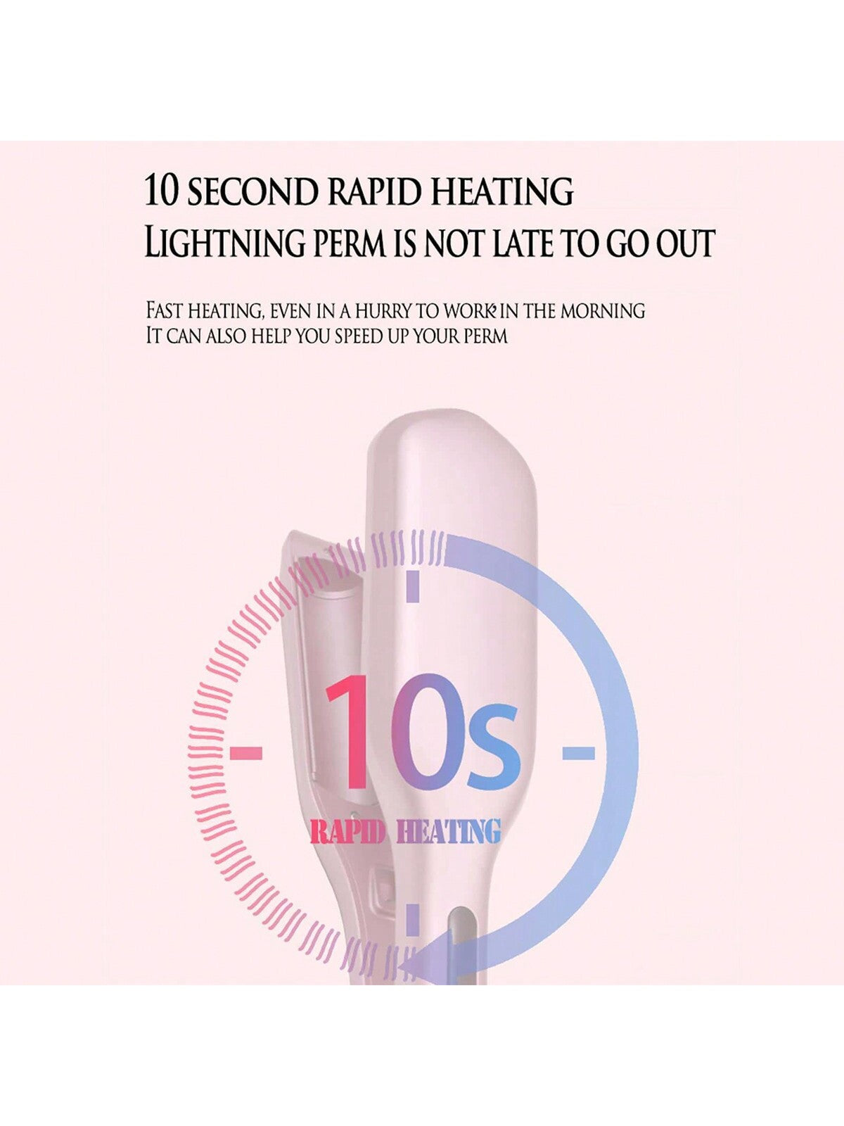 28mm Egg Curling Wand, Ionic Wave Plate Hair Curler For Curls