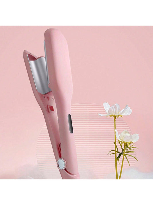 28mm Egg Curling Wand, Ionic Wave Plate Hair Curler For Curls