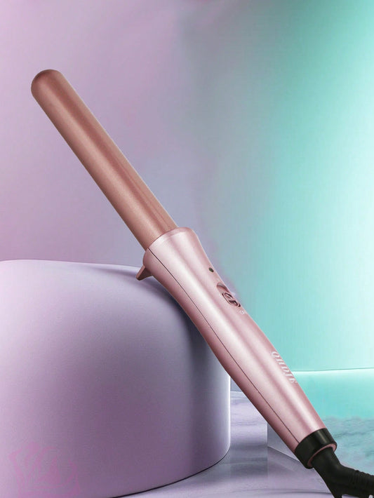 Rotatable Power Cord Hair Curling Iron, 25mm/1in Diameter, Temperature Control, Protect Hair While Styling