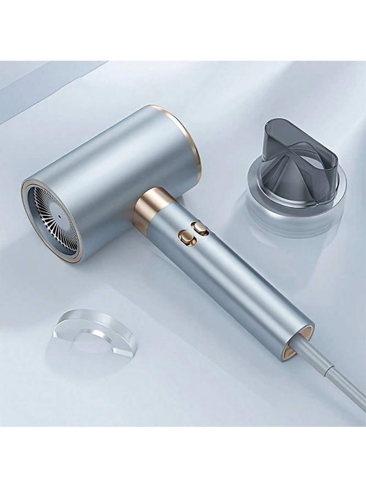 1pc High Power Hair Dryer For Home Use, Hot & Cold Air Speed, Blue Light Hair Care Blow Dryer