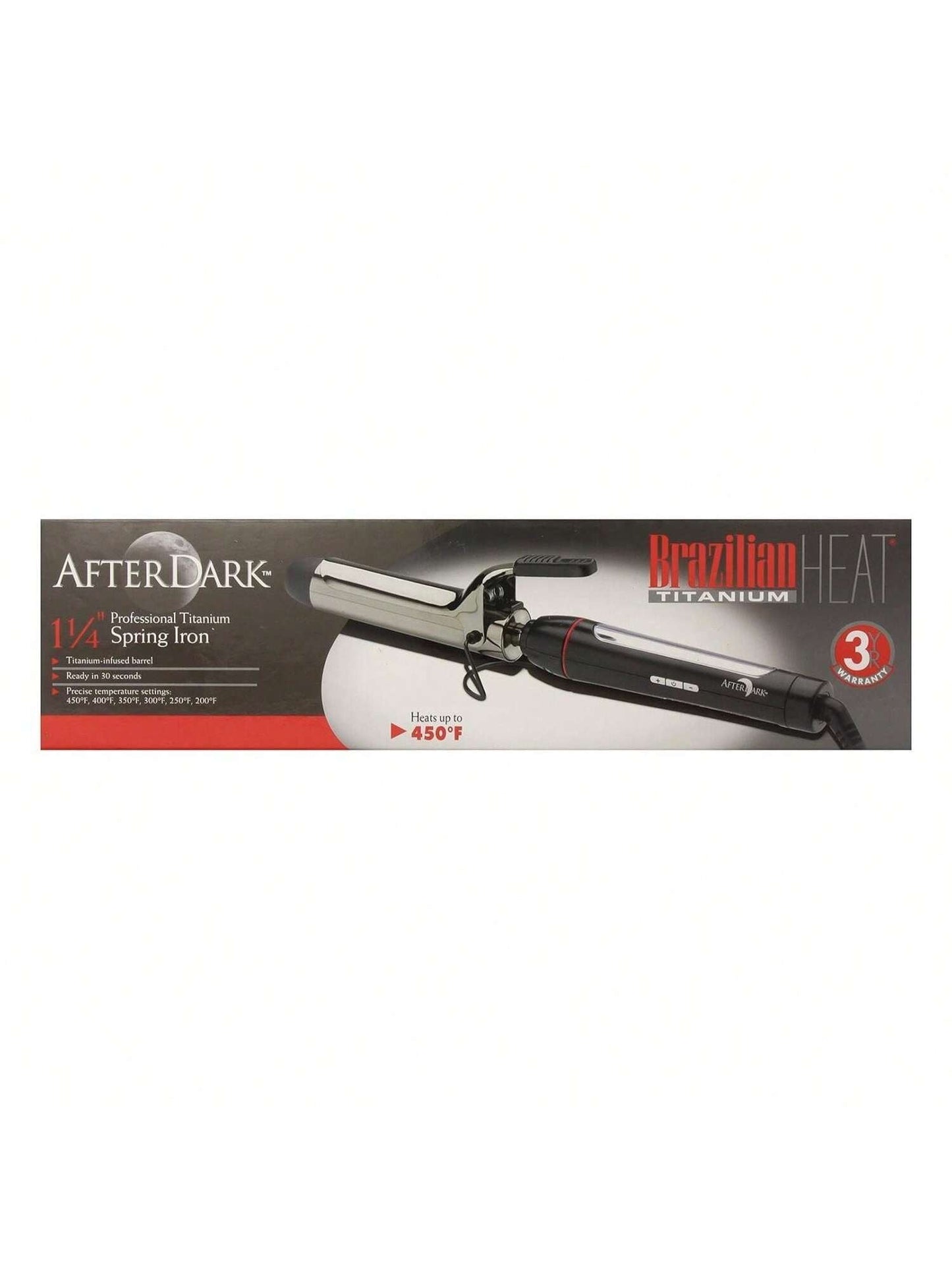 YONGSTYLE After Dark Titanium -Safe Spring Curling Iron, 1.25 Inch