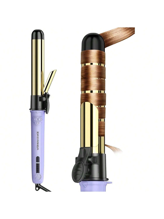 Rotating Ing Iron, Automatic Ing Iron 1 1/4 Inch Self Rotating Hair Er With Long Barrel For Beach Saves, 1.25" Large Barrel Ing Wand For Long Hair, Dual Voltage, Gift For Women
