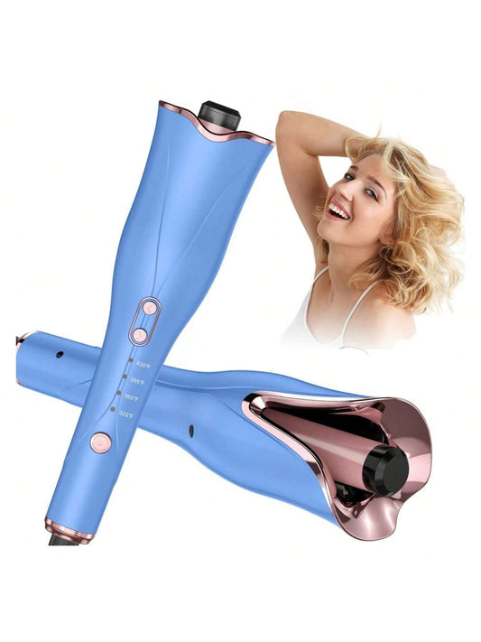 Auto Hair Curler, YONGSTYLE 1 Inch Automatic Curling Iron With 4 Temps & 3 Timer Settings, Auto Shut-Off, Fast Heating Anti-Scald Up To 430, Rotating Barrel Curling Wand With Dual Voltage For Styling