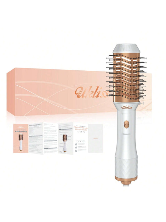 Ukliss 3-In-1 Multi-Functional 1000w Hair Dryer Comb For Creating Voluminous, Straight Or Curly Hairstyles