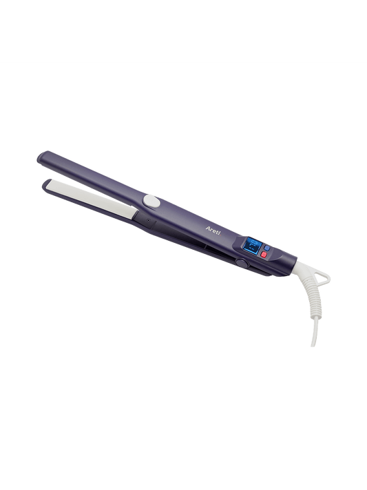 Areti Areti Negative Ion Ceramic Fine Splint Straight Curling Iron 15mm 100V~240V I628IDG Dark Blue