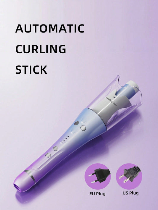 Automatic Curling Iron, Ceramic Ionic Automatic Curler, 4-Level Adjustable, Heat-Resistant Design, Suitable For Women'S Long Hair Styling