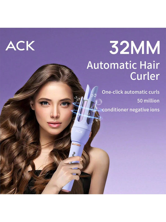 Luxurious Hair Curling Automatic Curling Iron Rotating Hair Professional Ceramic Fast Self Anti-Scald 4 Temperature For Christmas Gifts