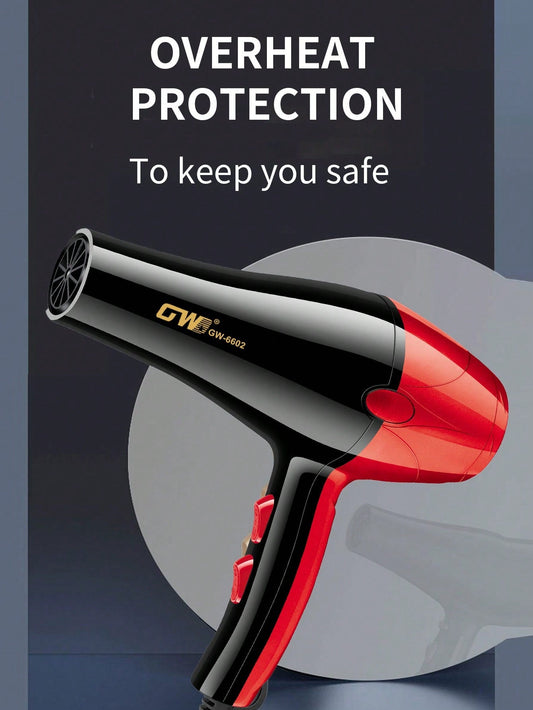 GW Professional Salon Hair Dryer - Ceramic Hair Drier ,Powerful AC Motor Blow Dryer,Low Noise Hair Dryers, Best Powerful 3000W For Fast Drying, 2 Speeds And 2 Heat Settings 2 Cold Button