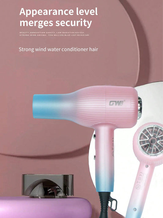 GW Professional 3000W Ceramic Salon Hair Dryer - Professional Blow Dryer - Powerful 2 Hot/3 Cool Wind Settings,Lightweight Travel Hairdryer For Normal & Curly Hair Includes Volume Styling Nozzle