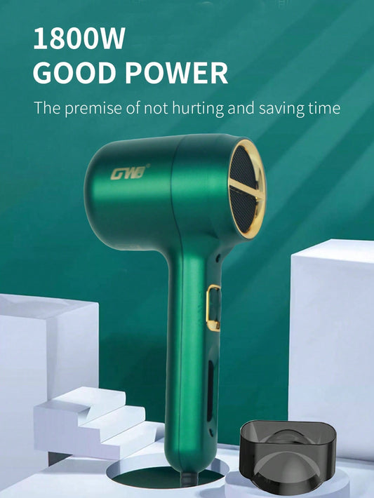 1800 Watt Hair Dryer With Ceramic Technology Nozzle For Fast Drying For Women,Travel Portable Powerful Blow Dryer For Fast Drying,Compact & Lightweight