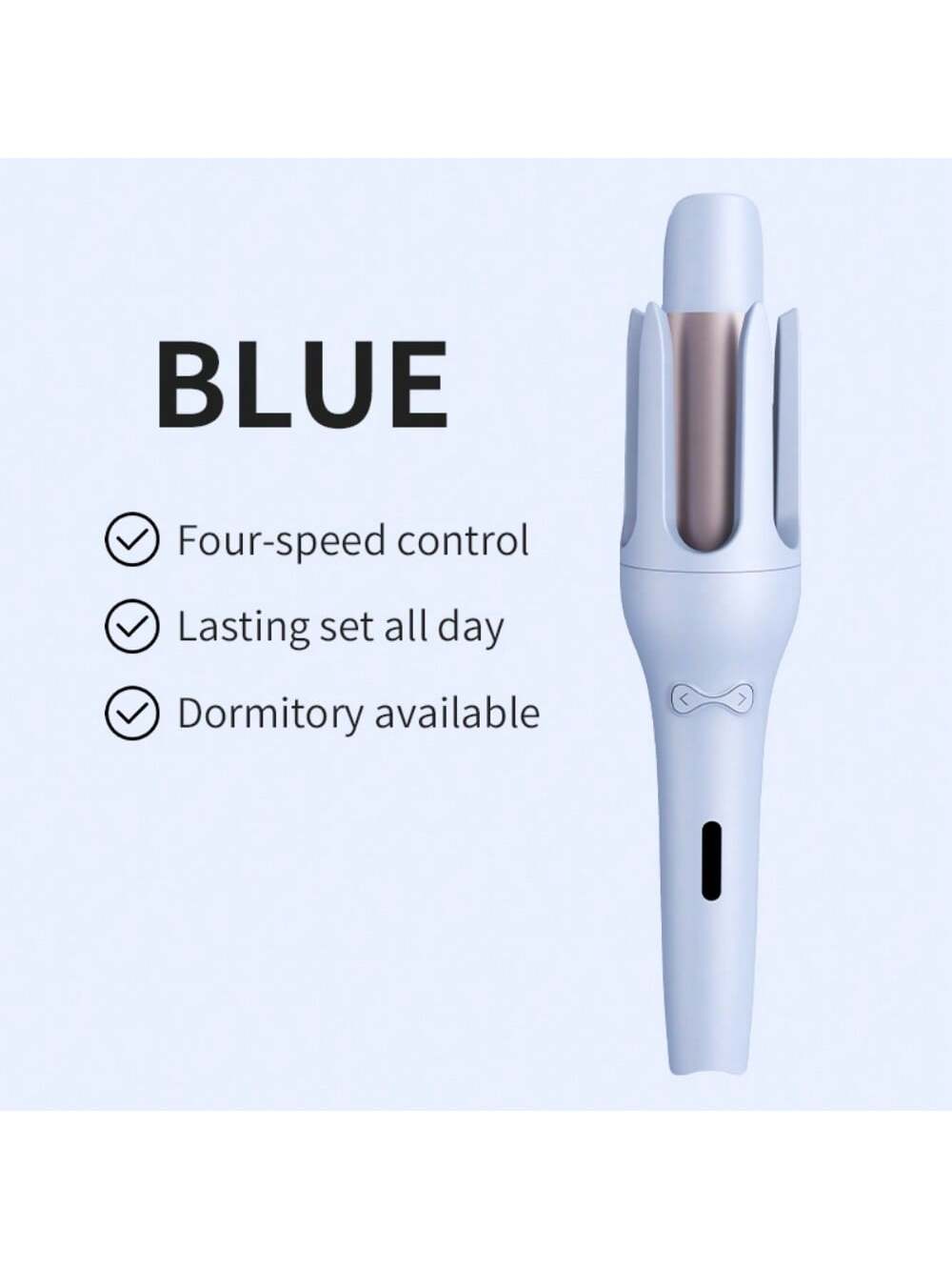 1pc Automatic Curling Iron With High Current And Negative Ion Function, Electric Hair Styling Tool Without Hair Damage