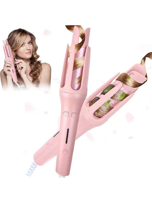Automatic Lazy Curling Iron, Electric Rotating Hair Styler For Women, Big Curls & Waves, No Hair Damage