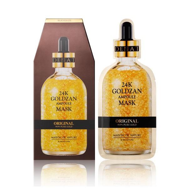 24K Goldzan Ampoule Mask Original - 1 Box of 5 Sheets