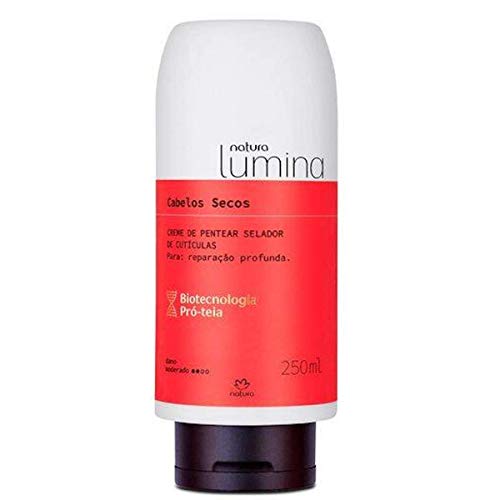 Natura - Linha Lumina (Cabelos Secos) - Creme de Pentear Selador de Cuticulas 250 Ml - (Natura - Lumina (Dry Hair) Collection - Cuticle Sealing Combing Cream 8.45 Fl Oz)
