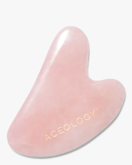 Rose Quartz Gua Sha Facial Massager