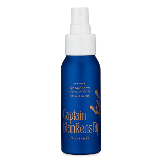 Captain Blankenship Texture Sea Salt Hair Spray, Texturizing and Volumizing Spray for Beachy Waves, Vegan, 2 oz