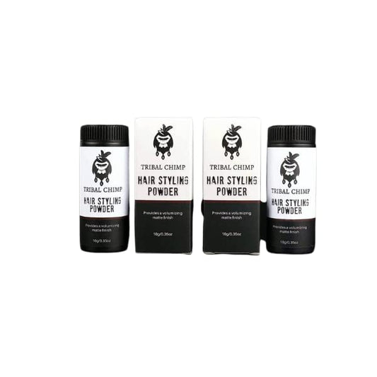 Tribal Chimp Hair Styling Powder - Volumizing Hair Powder for Men - 10g Matte Finish Hair Powder - Pack of 2 Men Texture Powder