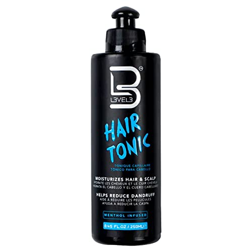 L3 Level 3 Hair Tonic - Hair Moisturizer for Women and Men - Fresh Impact for Extra Shine and Hair Volume