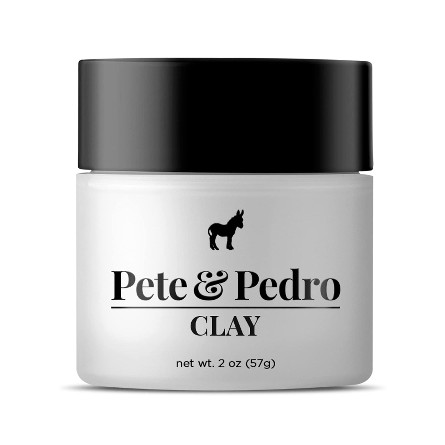 Pete & Pedro CLAY - Hair Clay For Men | Medium Hold and Matte Finish | As Seen on Shark Tank 2 Oz