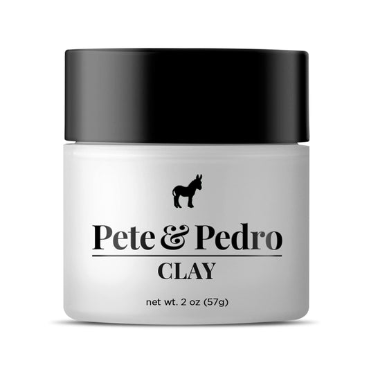 Pete & Pedro CLAY - Hair Clay For Men | Medium Hold and Matte Finish | As Seen on Shark Tank 2 Oz