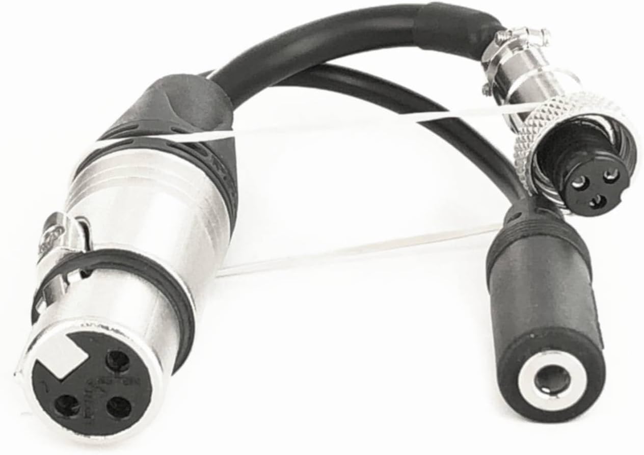XLR to GX12 3 Pin Female Adapter - Compatible with Cycle Satiator Charger
