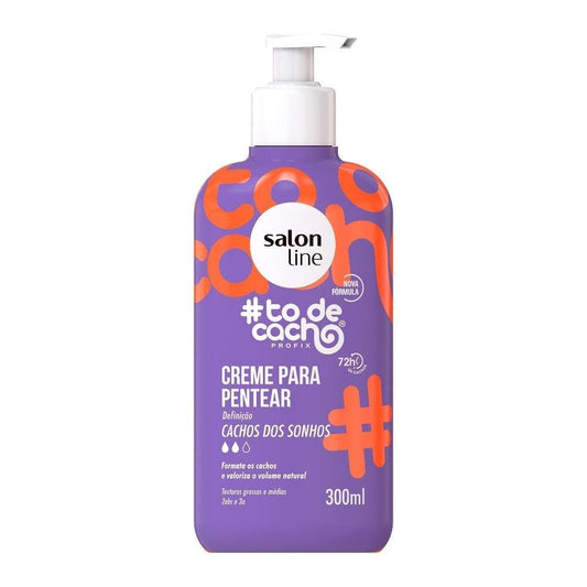 Salon Line - Linha #ToDeCacho (Cacho dos Sonhos) - Creme para Pentear 300 Gr - (#ImWithCurls (Dream Curls) Collection - Combing Cream Net 10.58 Oz)