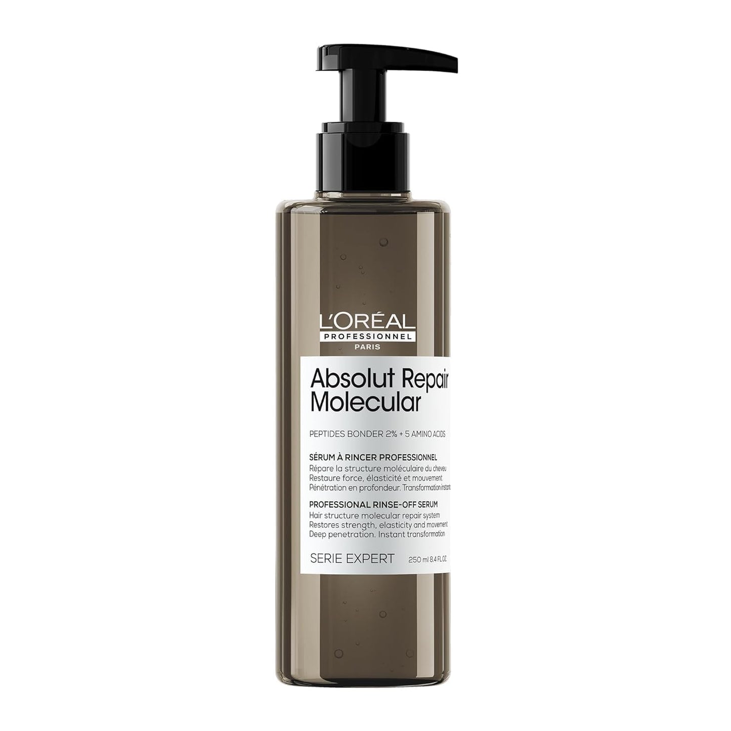 L'Oréal Professionnel Molecular Repair Hair Serum | Deep Conditioning Treatment For Extremely Dry Damaged Hair | Peptides Bonder | Repair Hair & Restore Strength