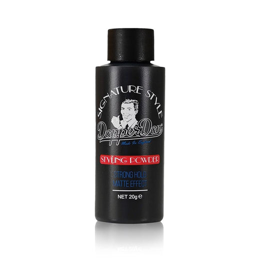 Dapper Dan Signature Style Styling Powder, Hair Texture Powder for Men, Provides a Strong Matte Hold, Thickening and Voluminous Finish, Unscented, 20g