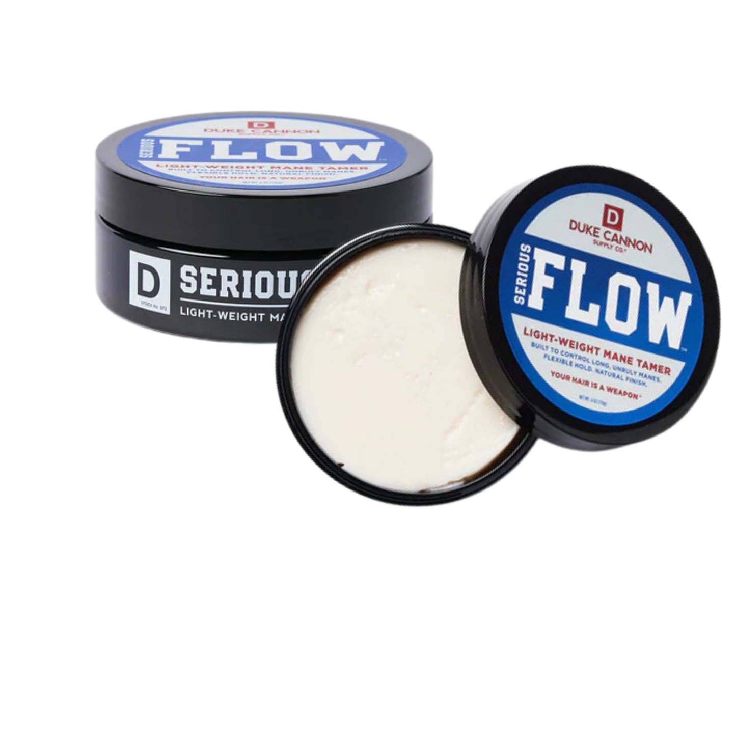 Duke Cannon Men's Serious Flow Hair Styling Putty - The Mane Tamer (6 oz. (Pack of 2))