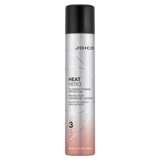 Joico Heat Hero Glossing Thermal Protector | For Most Hair Types | Thermal Heat & Humidity Protection | Reduce Split Ends | Boost Shine | Paraben & Sulfate Free | 180ml