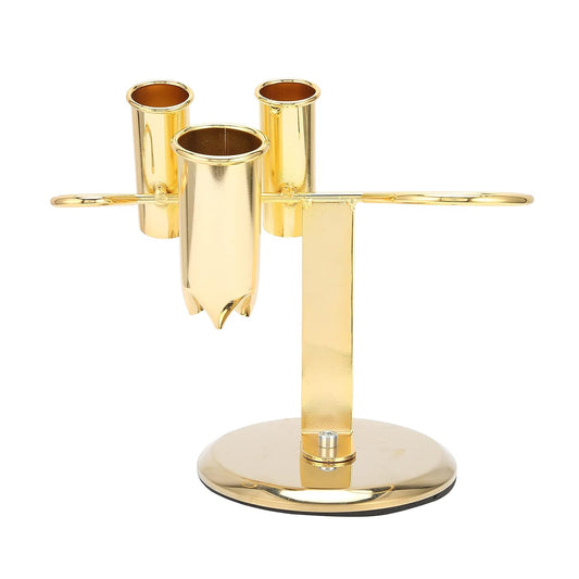 Hair Dryer Holder, Hair Care Styling Tool Organizing Storage Bracket for Hair Dryer, Flat Iron, Curling Wand, Hair Straighteners, Brushes(Gold)