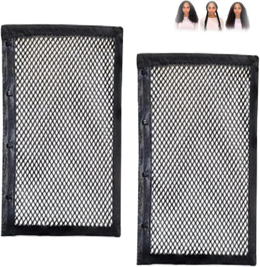 Length-n-Lock, Length n Lock Hair Stretcher, Length and Lock Mesh Curly Hair Net, for The Length and Volume Lovers, Recommended for Hair Types 3b-4c (2 PCS, 13in)