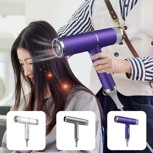 Hair Dryer, 800W High Power Lightweight Travel Hair Dryer for Women Fast Drying Styling Tools Including Curly Hair Styling Nozzle Hair Dryer