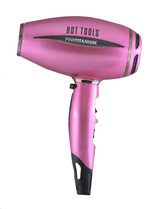 Hot Tools PINKTITANIUM Salon 1600 Watt Titanium Ionic Hair Dryer