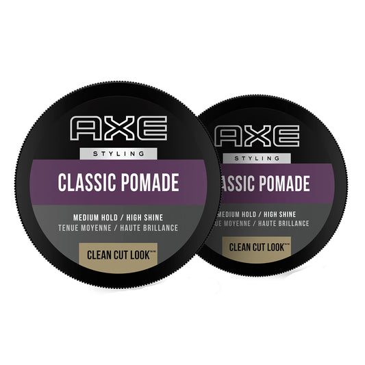 AXE Clean Cut Look Classic Hair Pomade 2.64 oz, 2 Count