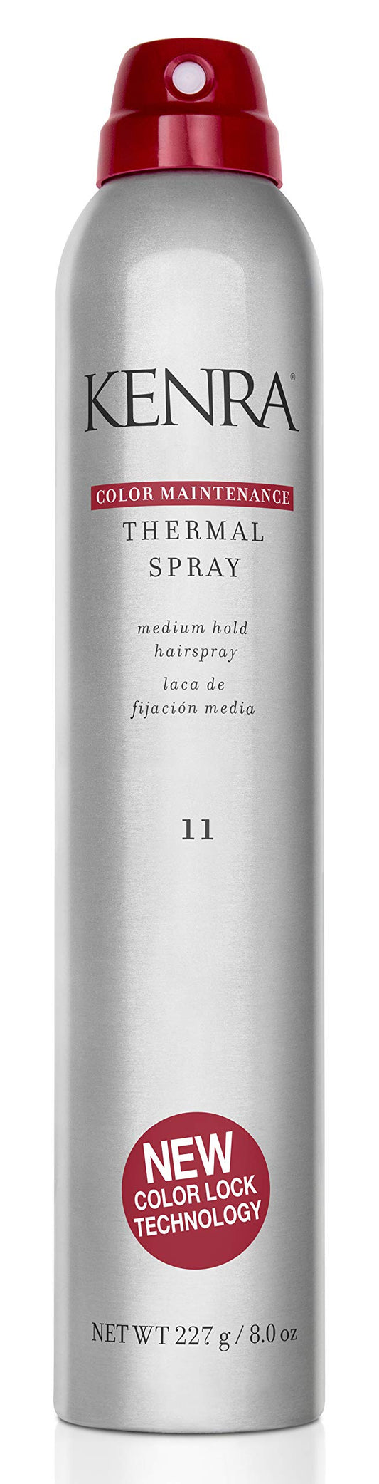 Kenra Color Maintenance Thermal Spray 11 | Color Protection Hairspray | All Hair Types | 8 oz (Pack of 1)