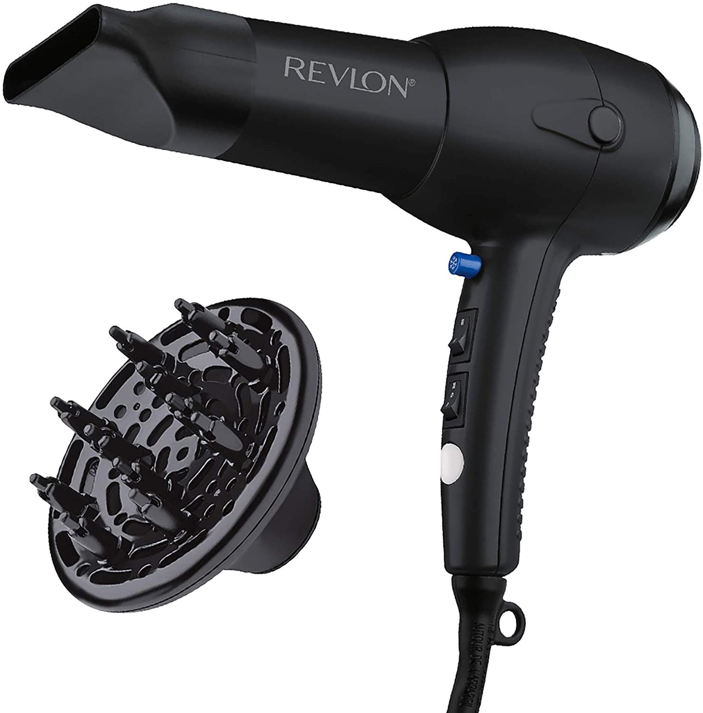 Revlon 1875W Ultra Lightweight Ionic Ceramic Dryer, Black