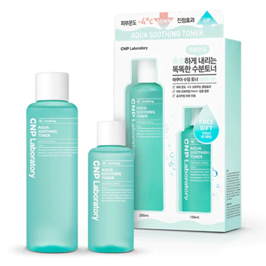 CNP Laboratory Aqua Soothing Toner Special Set 200ml - Dodoskin