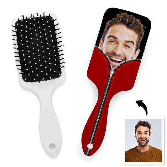 Custom Photo Face Air Cushion Comb Creative Collar Fun Home Gifts