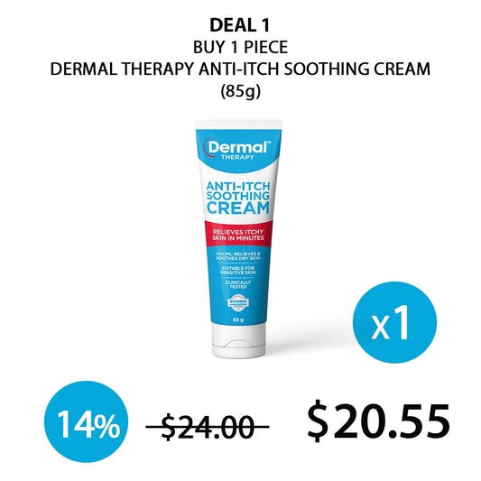 [DERMAL THERAPY] Anti Itch Soothing Cream 85g
