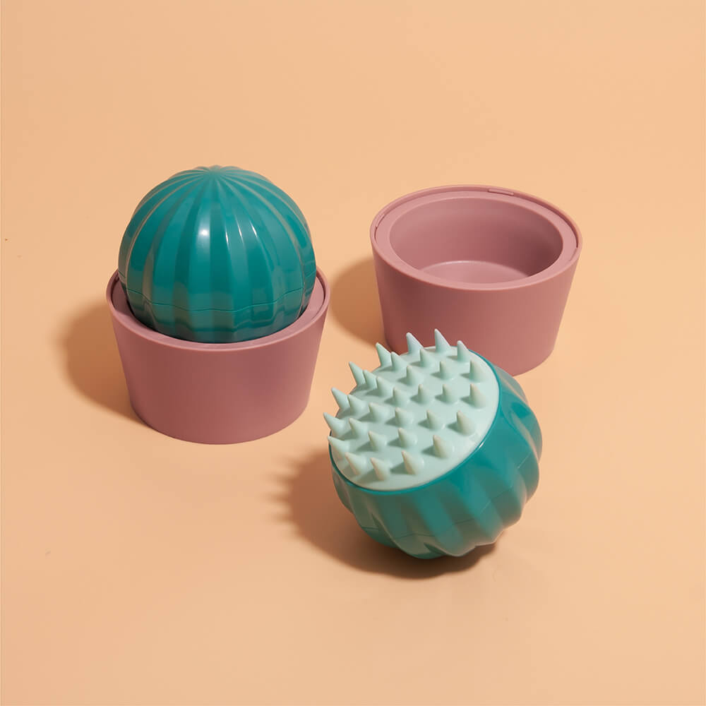 Cactus Pet Massaging & Bathing Brush