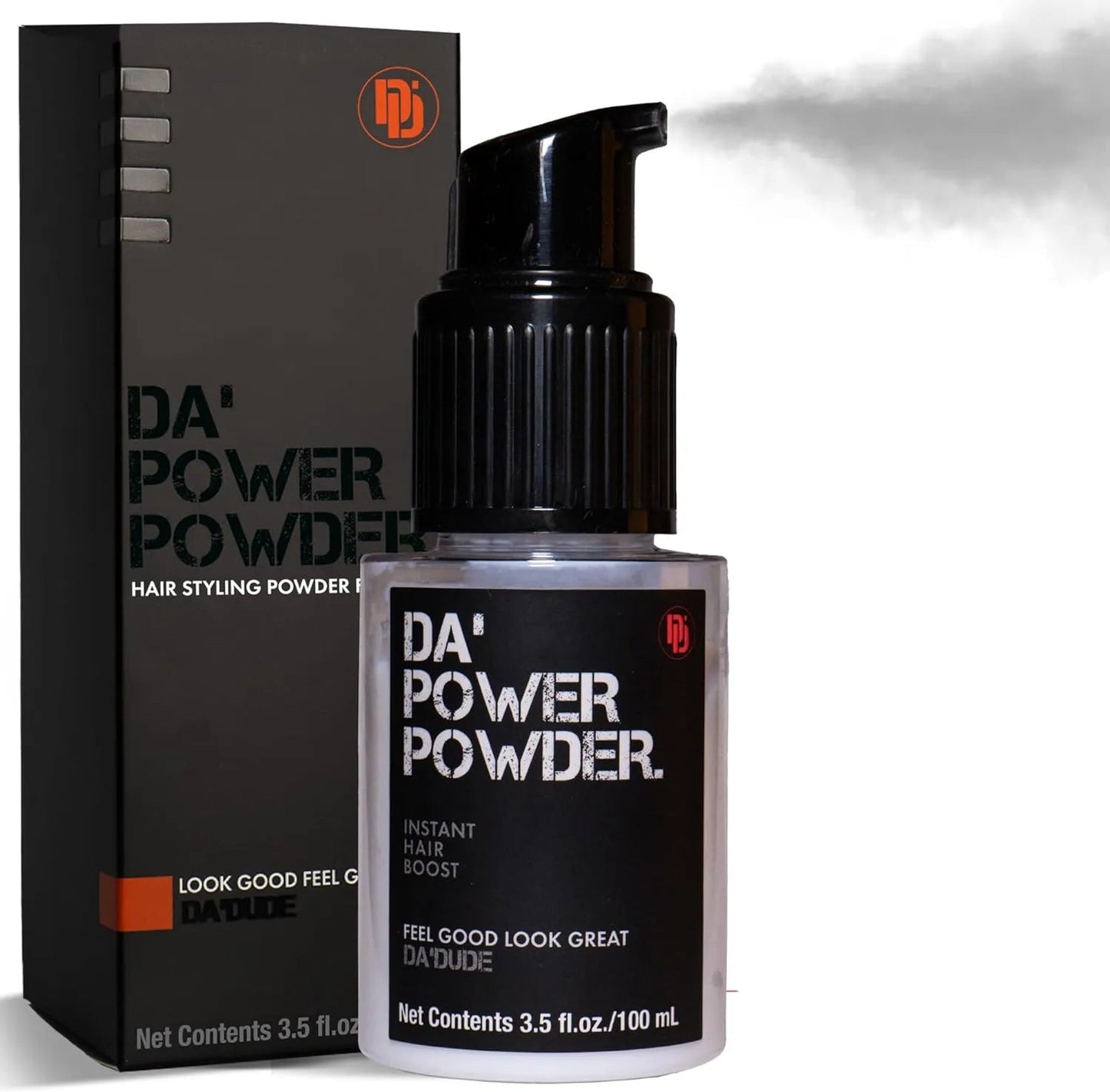 Effortless Styling with Da Dude Da Power Powder for Men | Matte Finish, Volume &amp; Flexible Hold | Pump-Action Spray | Hair Texture Powder