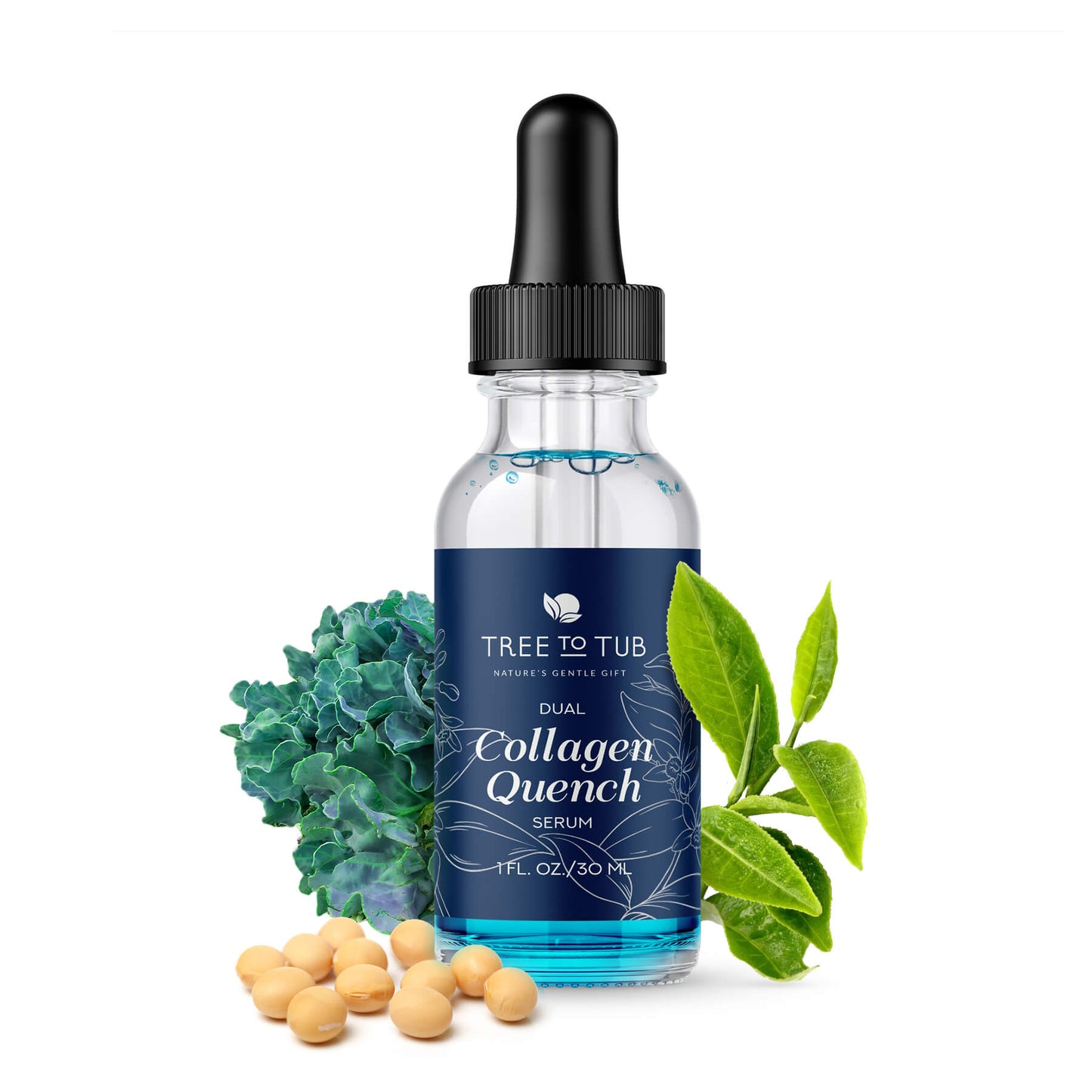 Dual Quench Hyaluronic Acid & Vegan Collagen Serum