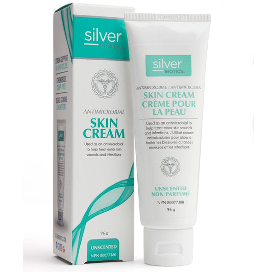 Silver Biotics Antimicrobial Skin Cream - Unscented (96 g)