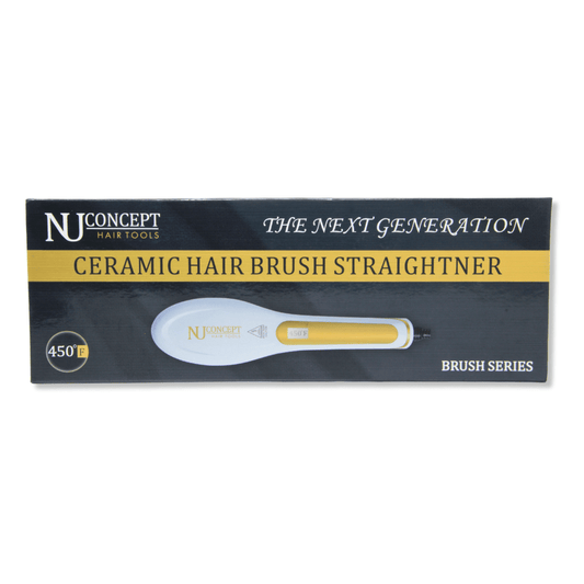 Ceramic Hair Brush Straightener